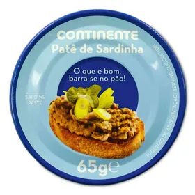 Patê de Sardinha Continente
