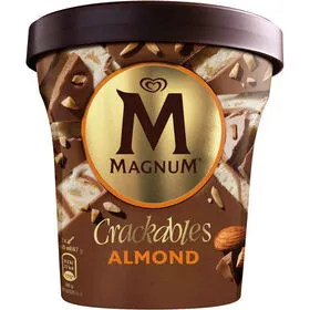 Gelado Baunilha e Amêndoa Magnum