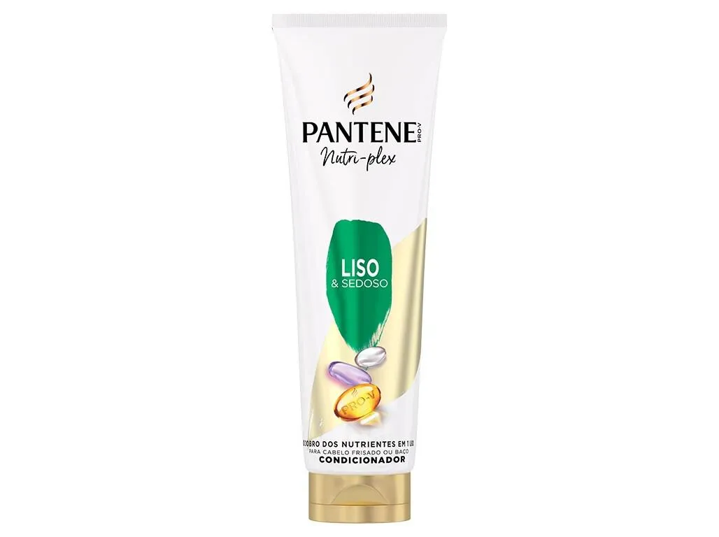 Condicionador Pantene liso e sedoso 325 ml