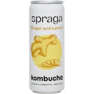 Kombucha Gengibre e Limão unidade 330 ml - Spraga