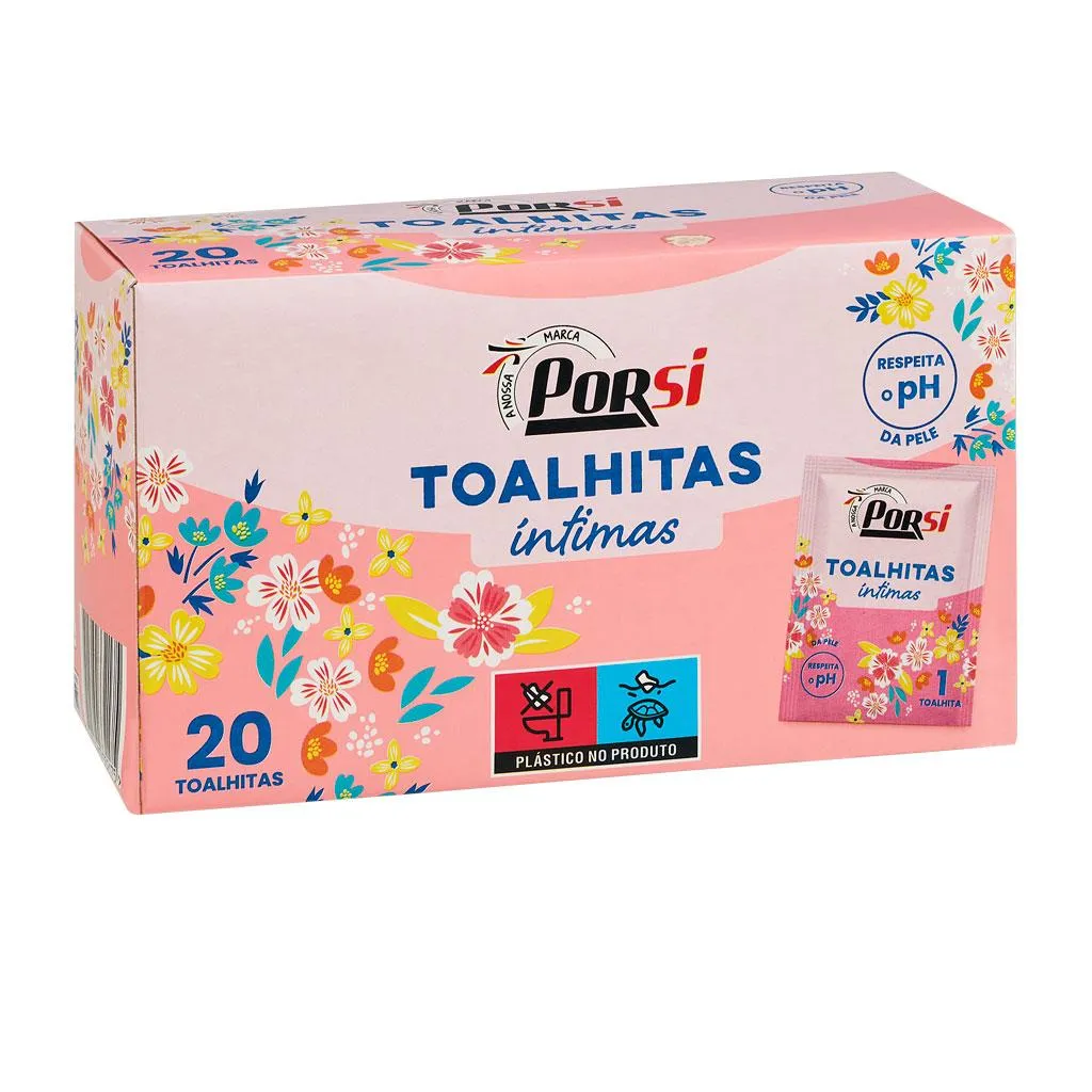 Toalhitas Intimas Individuais 20un