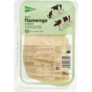 Queijo Flamengo em Fatias embalagem 200 g - El Corte Inglés