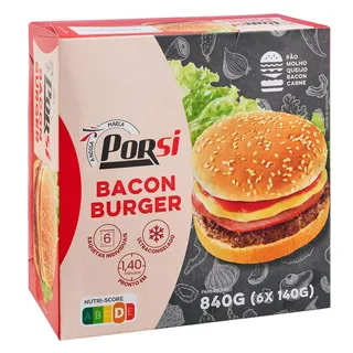 6 Bacon Burger 840g PorSi