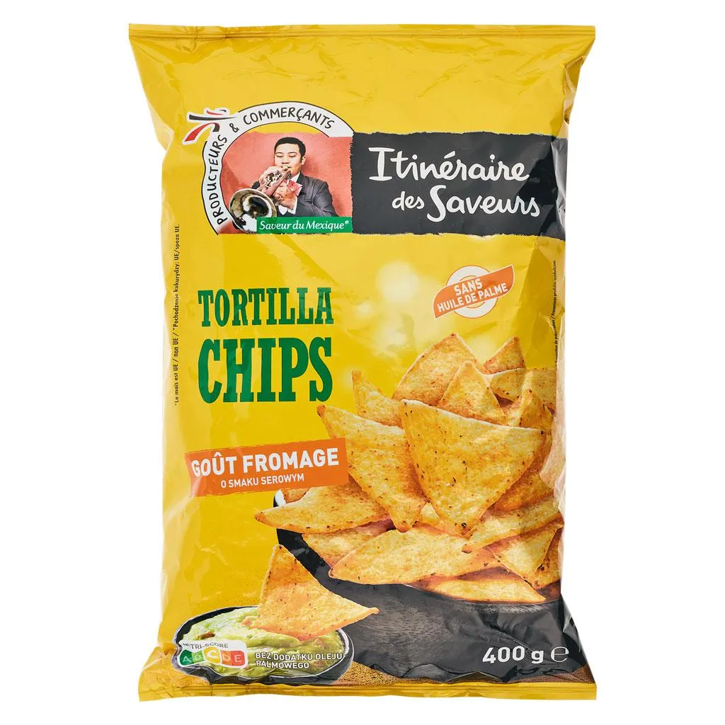 Tortilhas Chips Queijo 400g