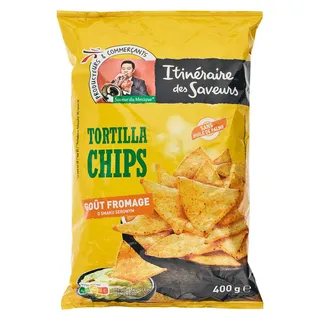 Tortilhas Chips Queijo 400g Itinéraire des Saveurs