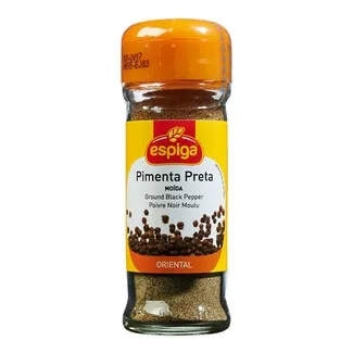 Pimenta Preta Moída frasco 45 g - Espiga