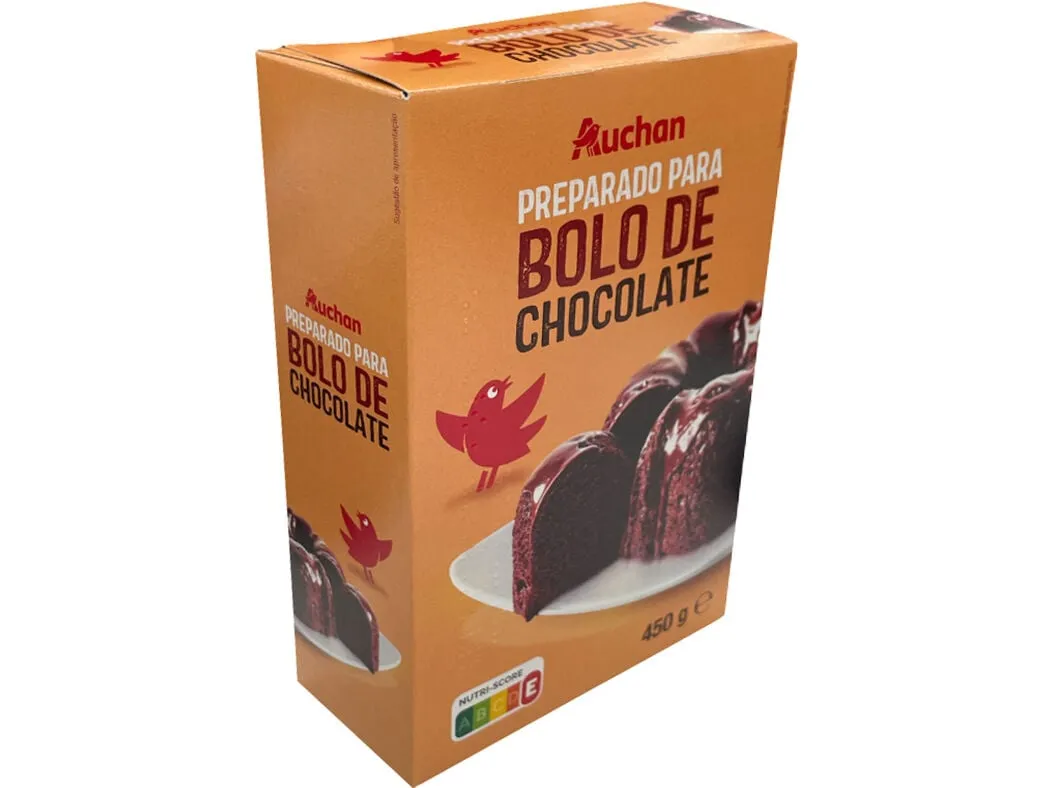 Preparado Auchan de bolo de chocolate 450 g