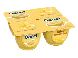 Sobremesa Danet láctea baunilha 4 x 125 g