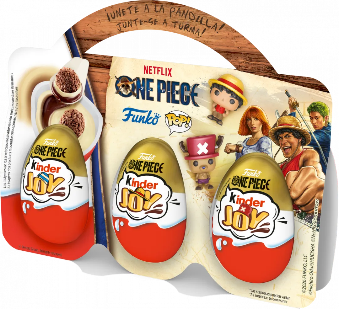 Ovo de Chocolate Kinder Joy Pack 3
