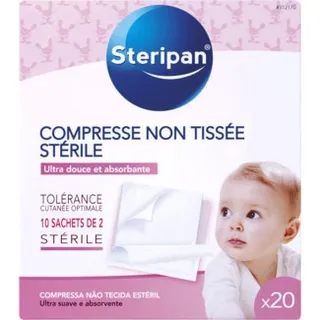 Compressas Ultra Suave 15 x 15 cm embalagem 20 unidades - Steripan