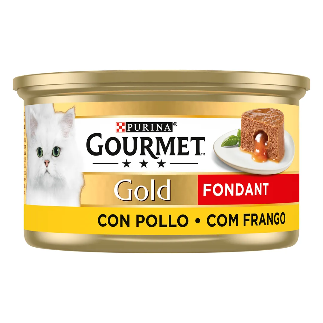 Comida Húmida para Gato Gold Fondant com Frango