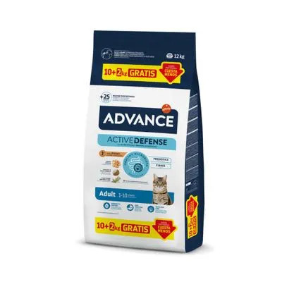 Advance Adult com frango e arroz 10 kg + 2 kg grátis!