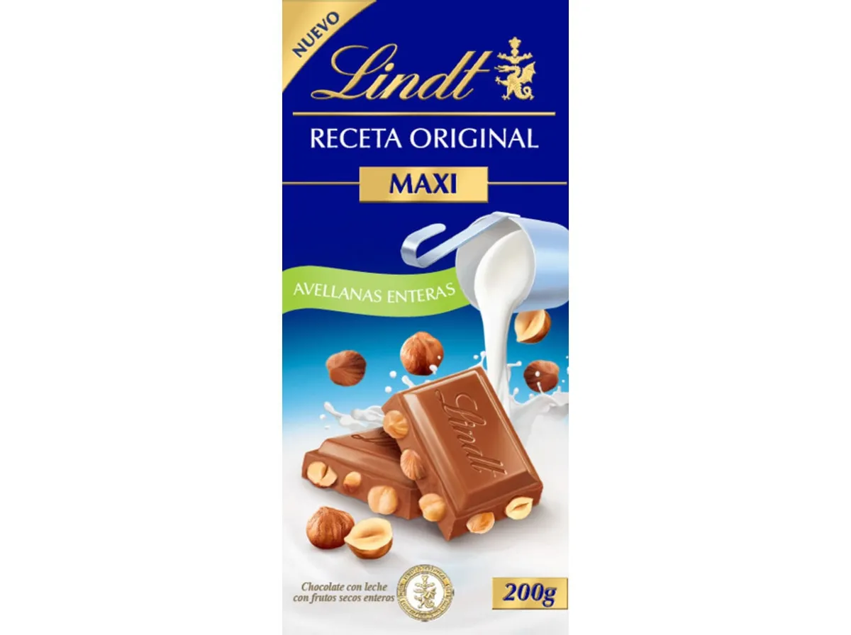 Chocolate de leite Lindt avelãs 200 g