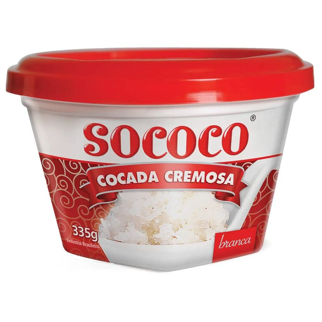 Cocada Sococo cremosa branca 335 g