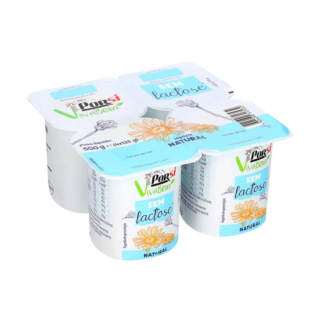 Iogurte Natural sem Lactose 4x125g