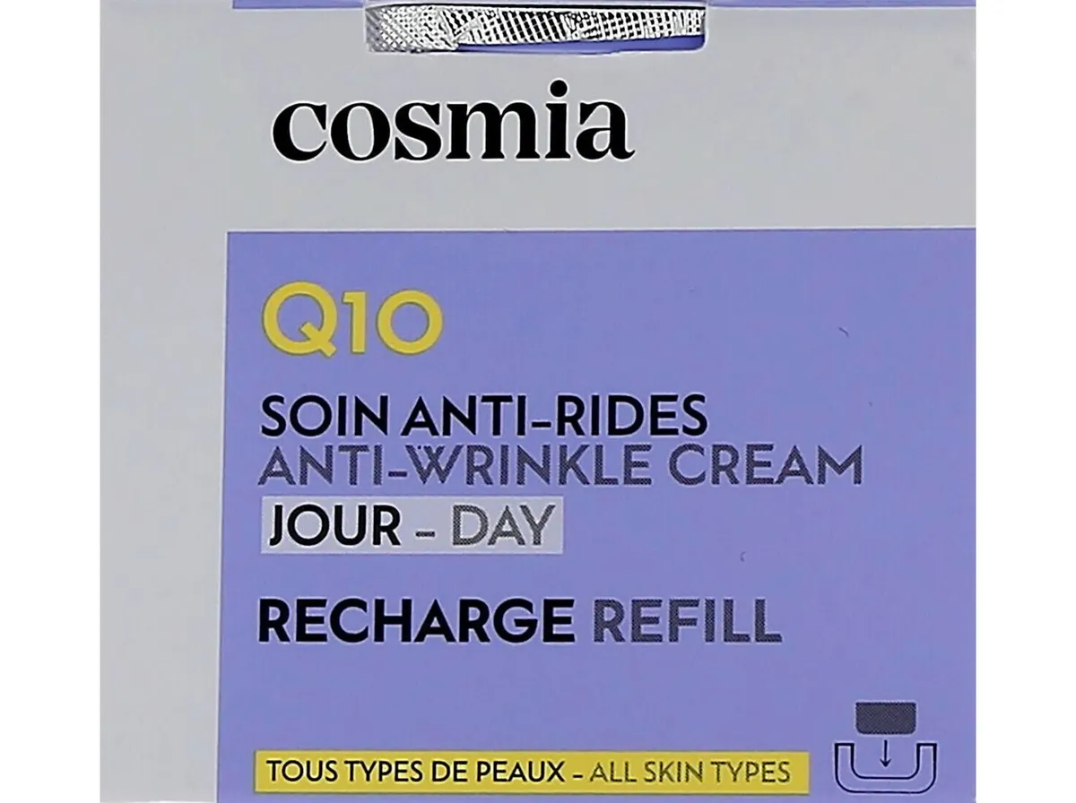 Creme de rosto antirrugas Cosmia recarga q10 dia 50 ml