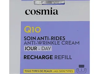 Creme de rosto antirrugas Cosmia recarga q10 dia 50 ml