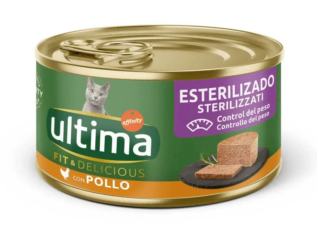Comida húmida para gato Ultima esterilizado frango 85 g
