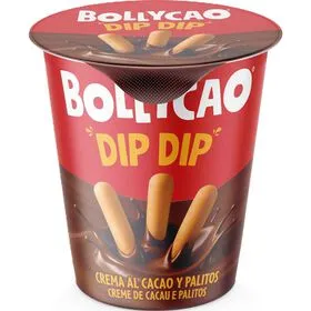 Palitos com Creme de Chocolate Bollycao
