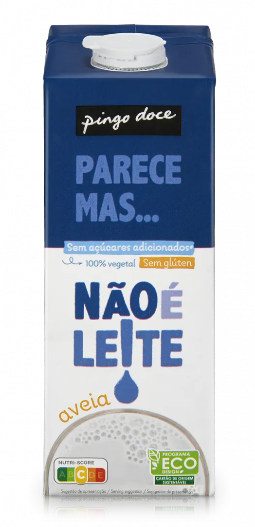 Bebida Vegetal de Aveia Sabor a Leite