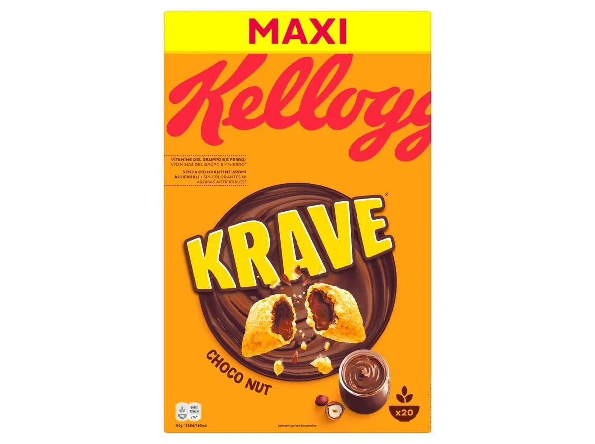 Cereais Kellogg's krave choco avelã 600 g
