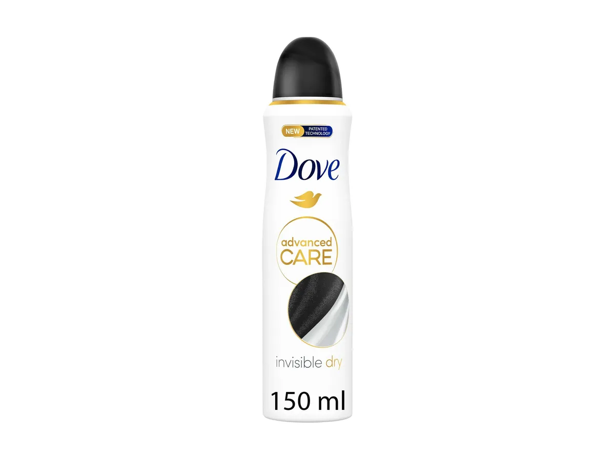 Desodorizante spray DOVE invisible dry 72h 150 ml