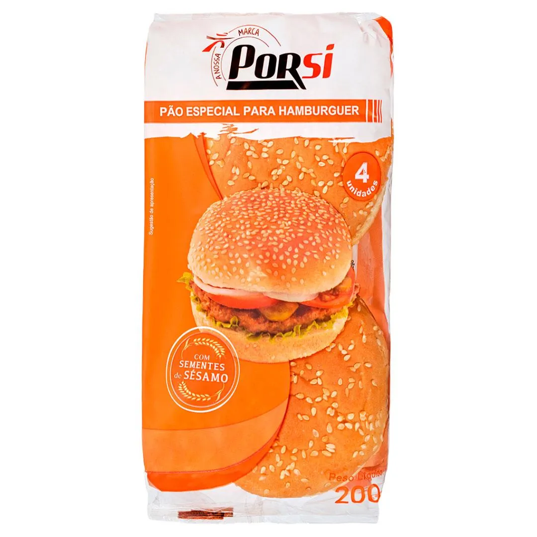 Pão de Hamburguer 200 G