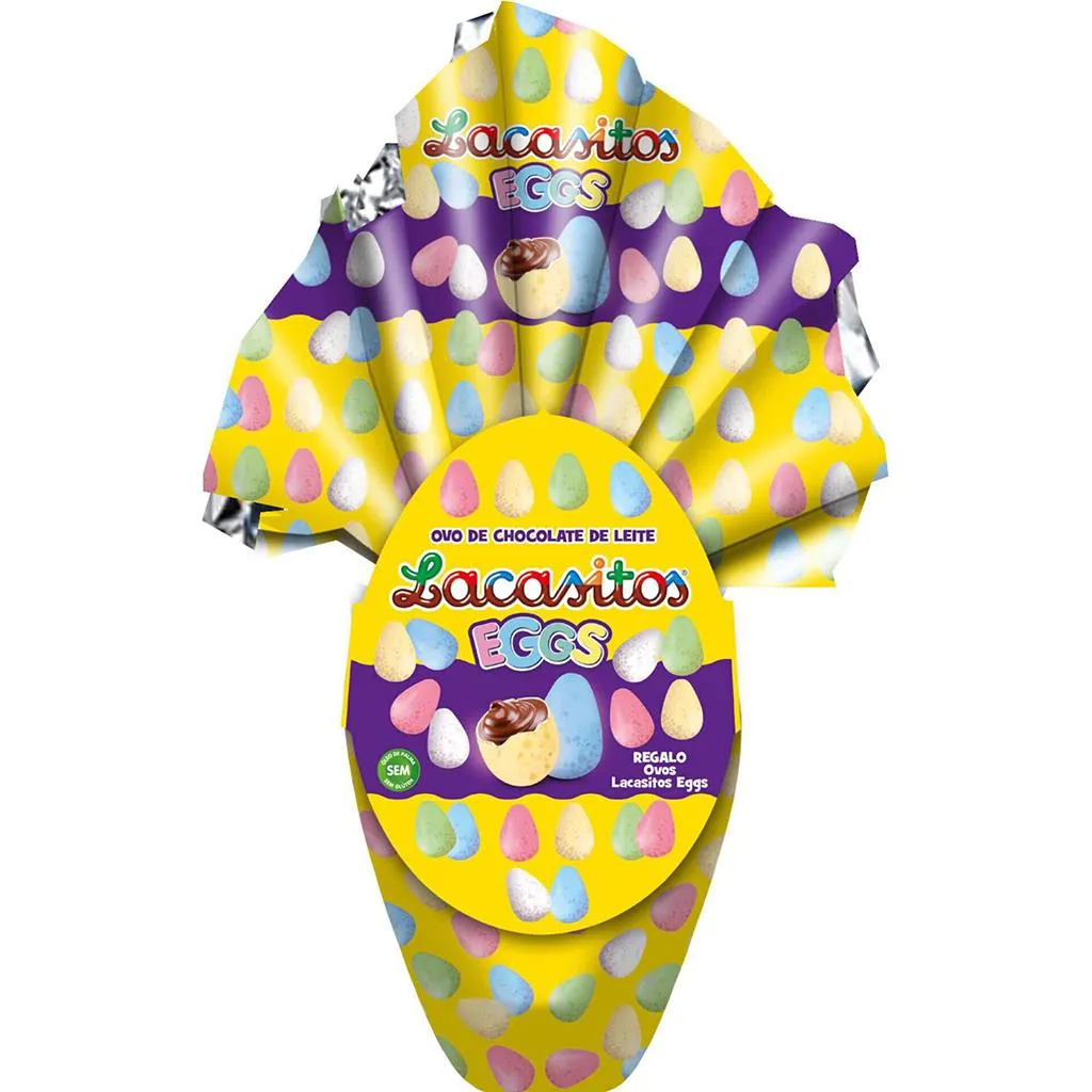 Ovo Chocolate de Leite Lacasitos, emb. 170g
