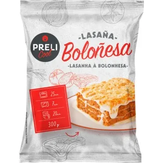 Lasanha à Bolonhesa embalagem 300 g - Preli