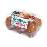 Ovos cozidos, 6 unidades