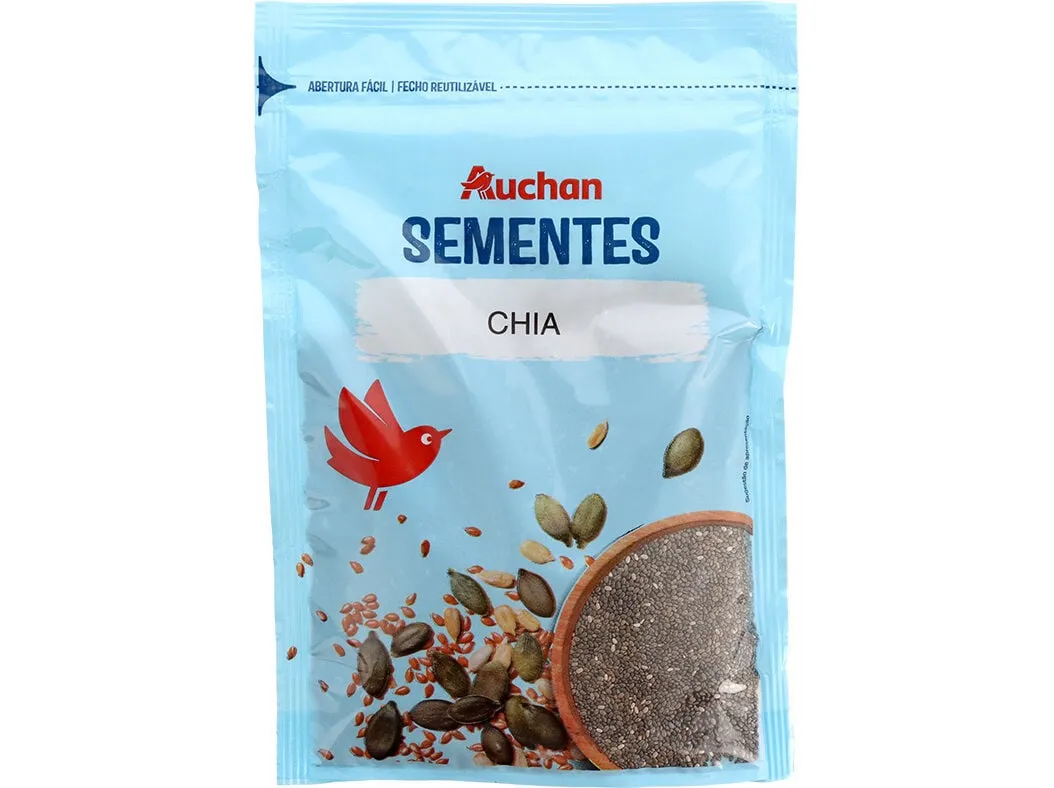 Sementes chia Auchan 200 g