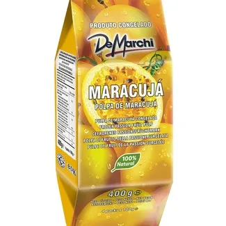 Polpa de Maracujá Pack 4 unidades embalagem 400 g - De Marchi