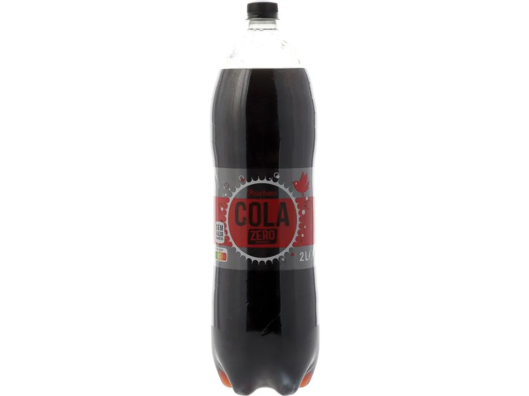 Refrigerante c/gas Auchan cola zero 2 L