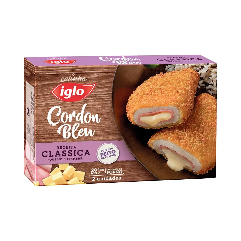Cordon bleu, embalagem de 200g