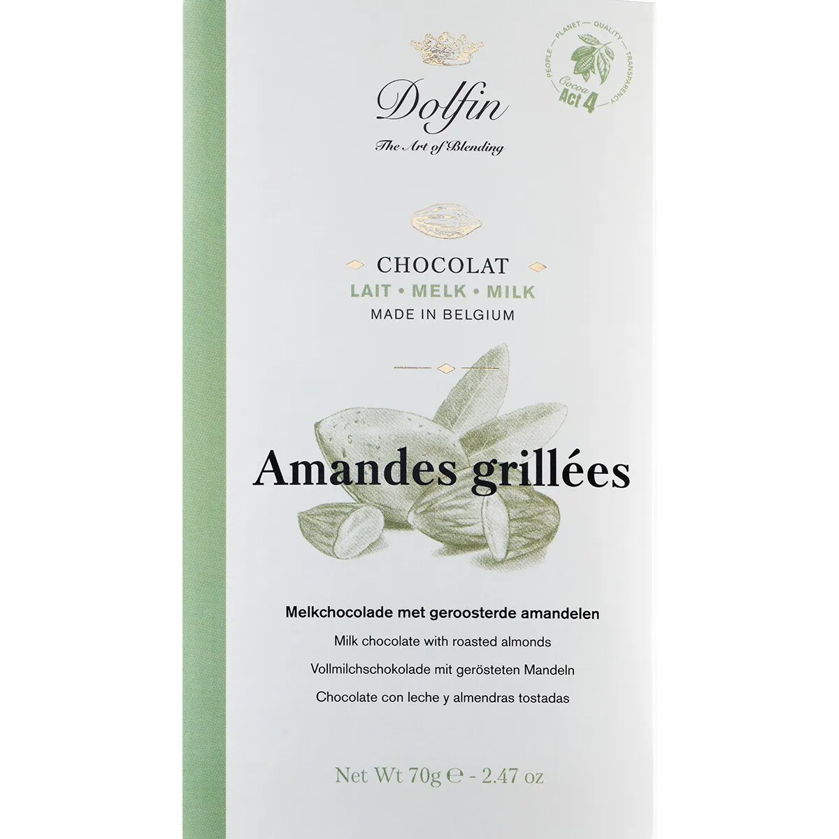 Chocolate de Leite com Amêndoas 70 g