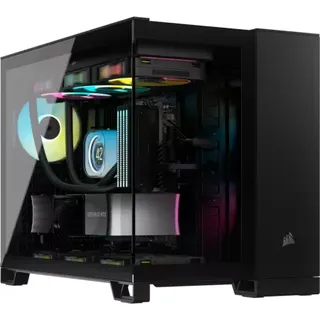 Caixa Micro-ATX Corsair 2500X LINK Preta Vidro Temperado