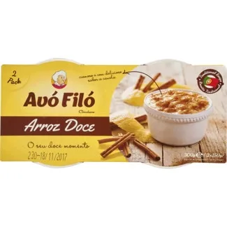 Arroz Doce Pack 2 embalagem 150 g - Avó Filó