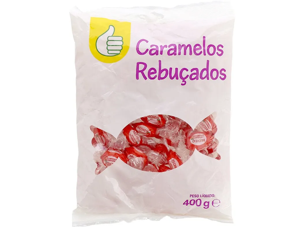 Rebuçados Polegar morango 400 g