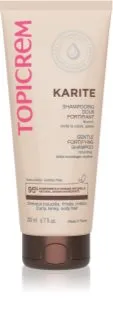 Topicrem KARITÉ Gentle Fortifying Shampoo champô reforçador para cabelo enfraquecido 200 ml