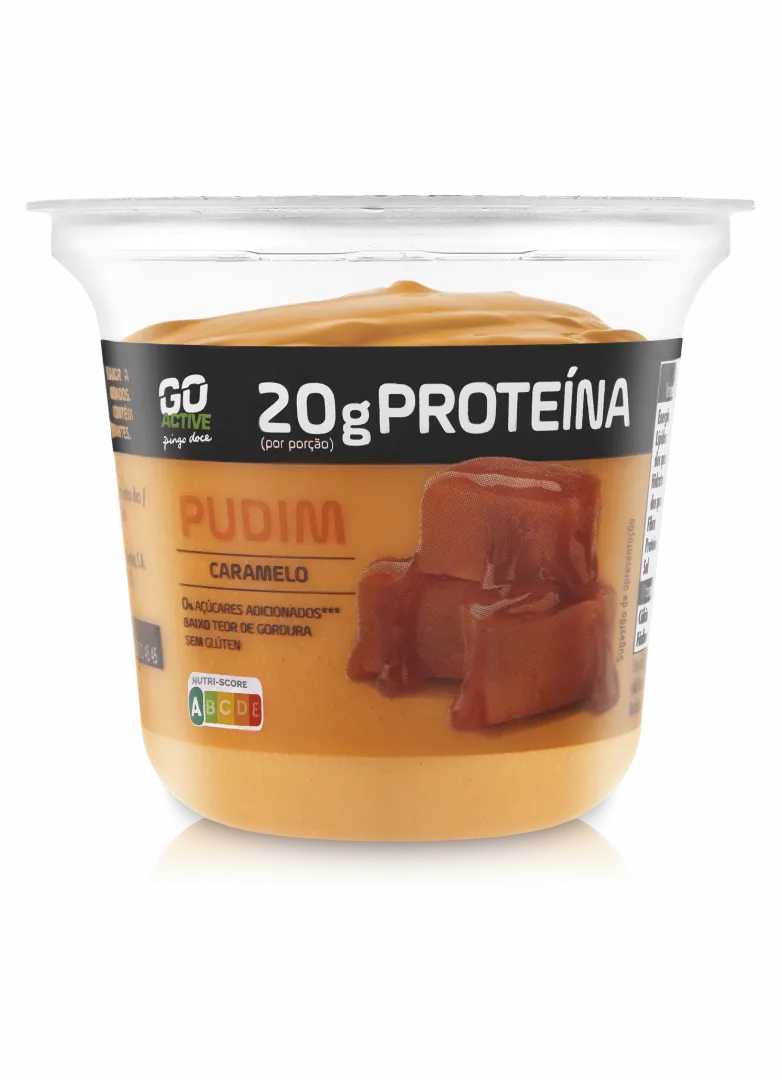 Pudim Proteico de Caramelo