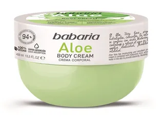 Creme corpo Babaria aloé vera 400 ml