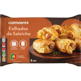 Folhados de Salsicha Continente