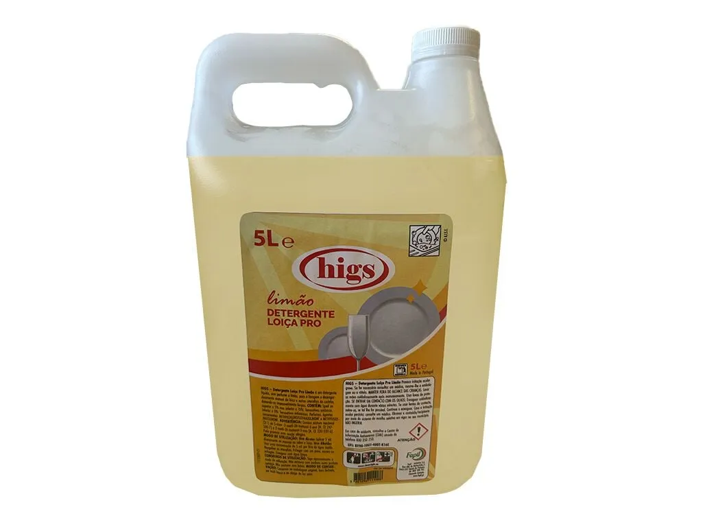Detergente loiça manual HIGS limão 5 L