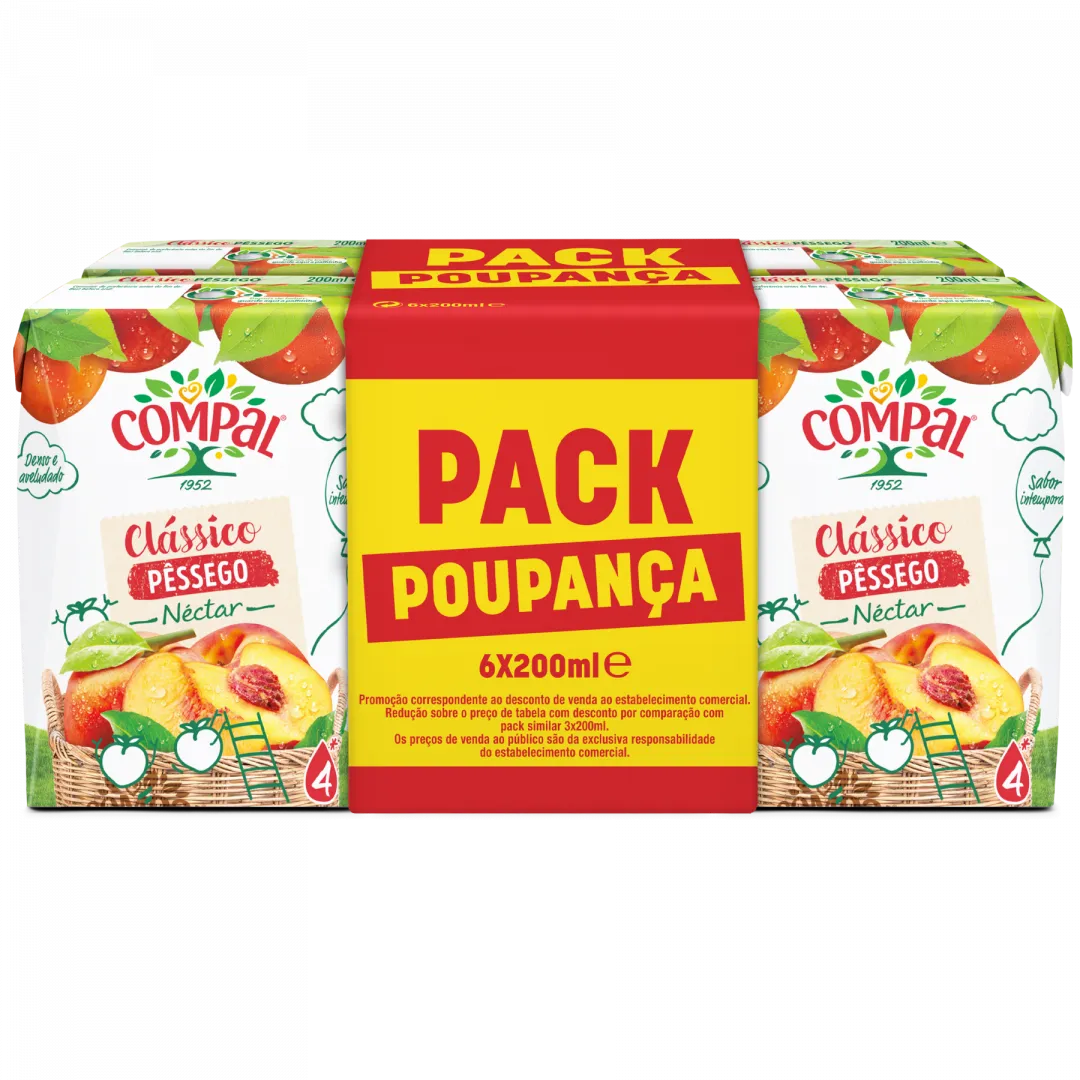 Néctar de Pêssego Pack 6