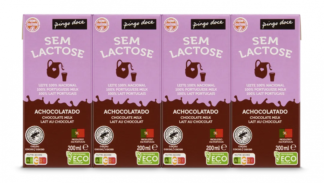 Leite Achocolatado sem Lactose Pack 4