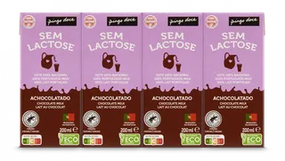 Leite Achocolatado sem Lactose Pack 4 Pingo Doce