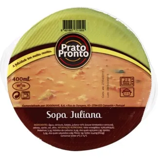 Sopa Juliana embalagem 400 ml - Prato Pronto