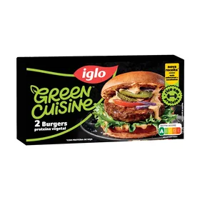 Hambúrgueres de Soja e Ervilhas Iglo Green Cuisine