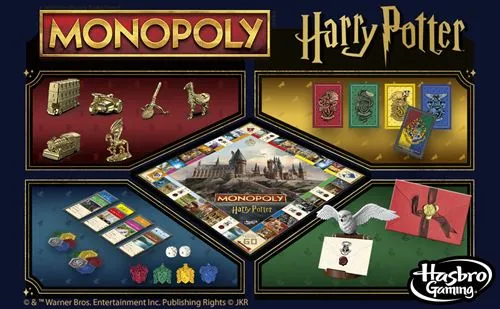 Jogo de Tabuleiro Monopoly Harry Potter - Hasbro