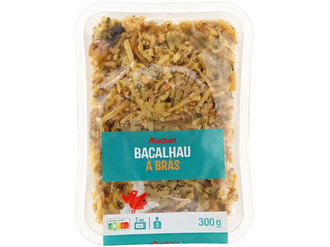 Bacalhau à brás Auchan 300 g